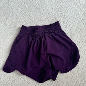 Dark Purple Lululemon shorts
